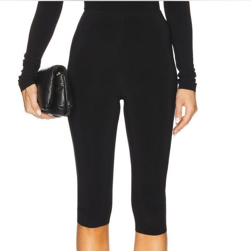 New Norma Kamali Capri Legging in Black
